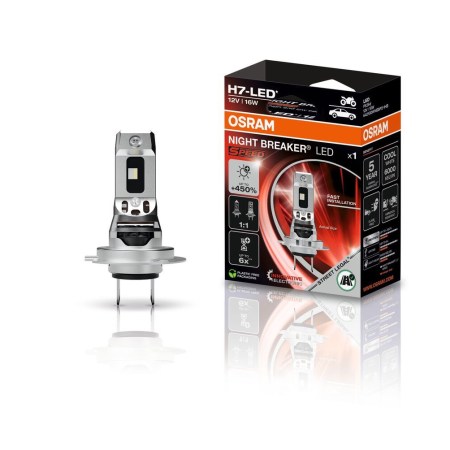 Osram H7 16W Night Breaker Speed PX26d 12V 1τμχ